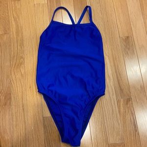 Blue swimsuit